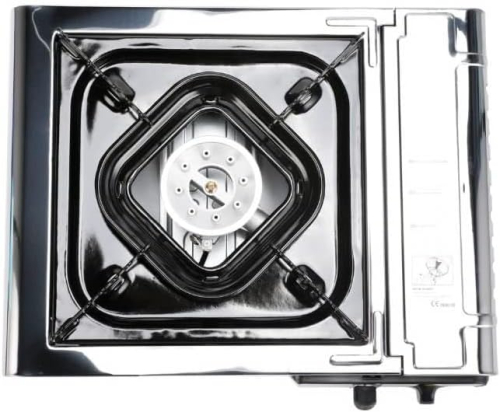 Imex portable gas stove with case - with 16 gas cartridges